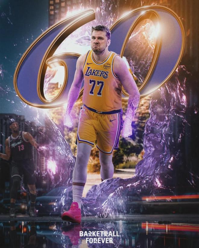 湖人15分大逆转热火 东契奇60分引领三连胜