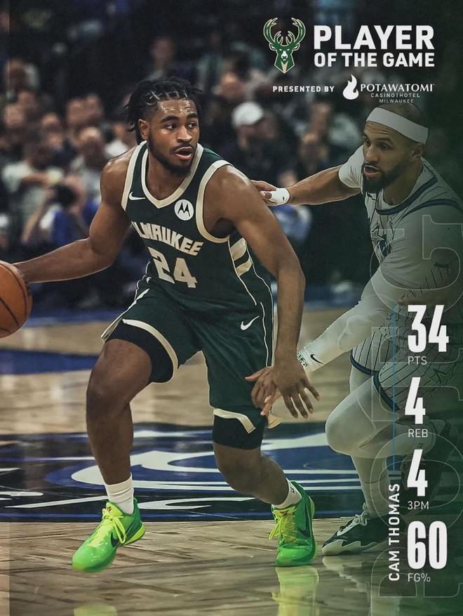 雄鹿裁掉托马斯影响季后赛资格 交易前景成谜